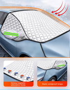 5-Layer Insulated Magnetic Windshield Cover (Full Coverage)