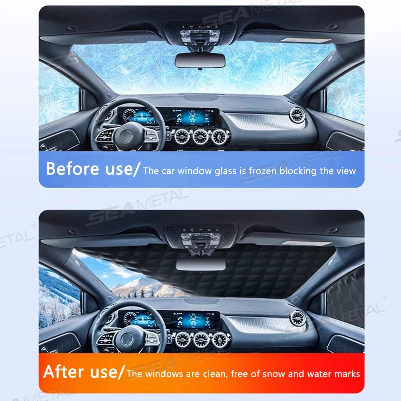 5-Layer Insulated Magnetic Windshield Cover (Full Coverage)