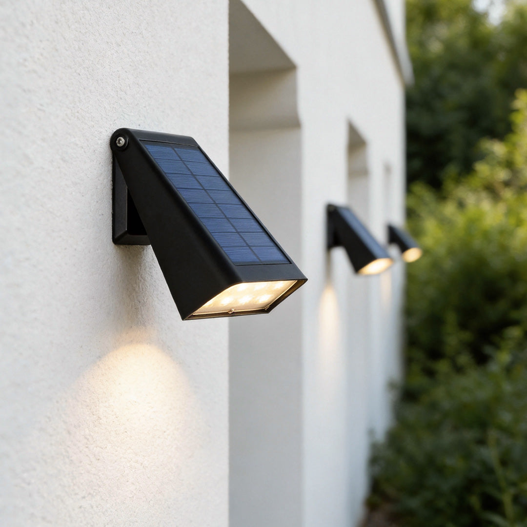 90° Adjustable Solar Outdoor Wall Sconce (IP65 Weatherproof)