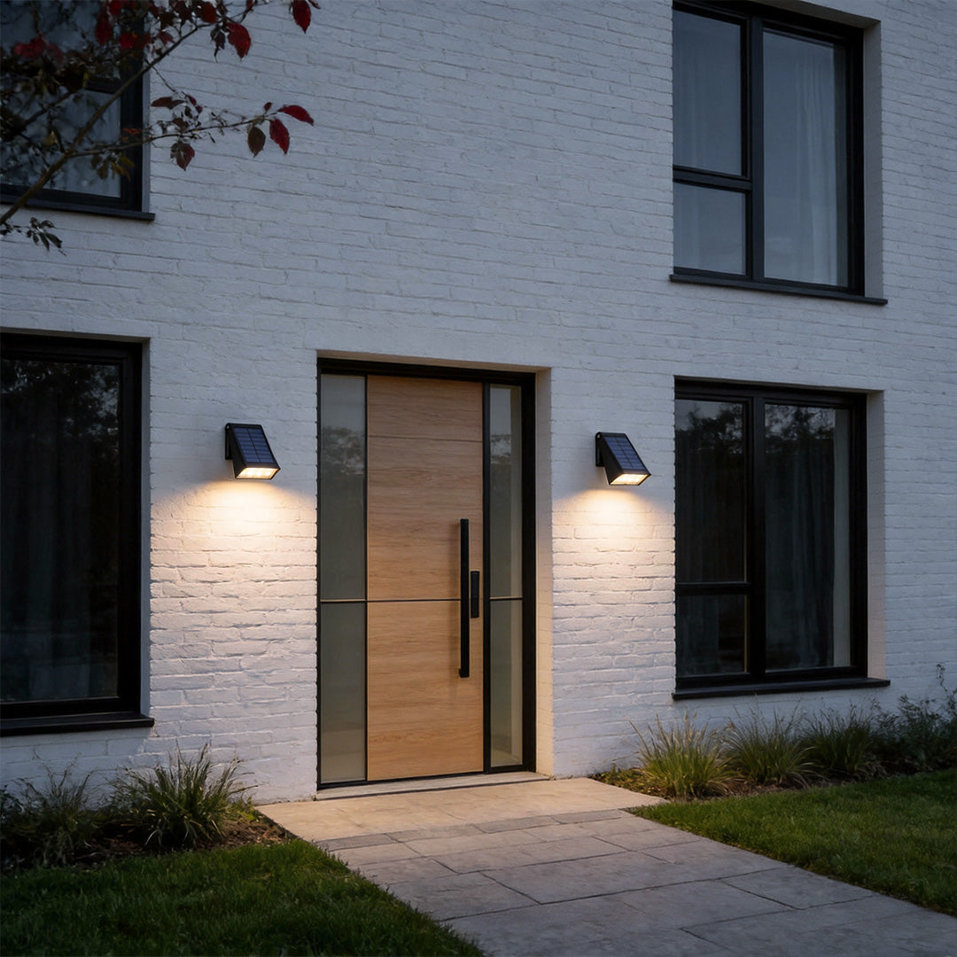 90° Adjustable Solar Outdoor Wall Sconce (IP65 Weatherproof)