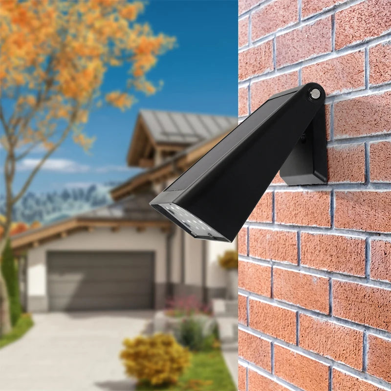 90° Adjustable Solar Outdoor Wall Sconce (IP65 Weatherproof)