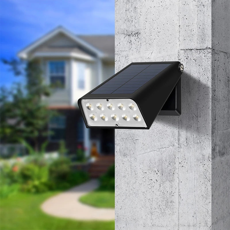 90° Adjustable Solar Outdoor Wall Sconce (IP65 Weatherproof)