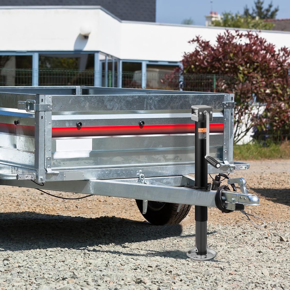 A-Frame Trailer Jack 5000 lb Bolt-On Zinc-Plated