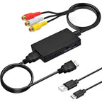 AV to HDMI Adapter Composite RCA 1080p Plug-and-Play