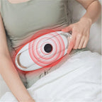 Abdominal Massage Belt High-Frequency Vibration & Gentle Heat USB Rechargeable