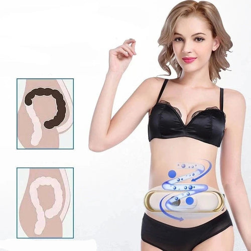 Abdominal Massage Belt High-Frequency Vibration & Gentle Heat USB Rechargeable