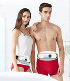 Abdominal Massage Belt High-Frequency Vibration & Gentle Heat USB Rechargeable