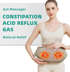 Abdominal Massager Dual Kneading Heads Heat Rechargeable