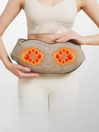 Abdominal Massager Dual Kneading Heads Heat Rechargeable