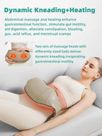 Abdominal Massager Dual Kneading Heads Heat Rechargeable
