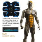 Abdominal Muscle Stimulator USB-Rechargeable EMS 10 Intensity Levels
