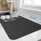 Absorbent Diatomaceous Earth Drying Mat (Flat & Space-Saving)