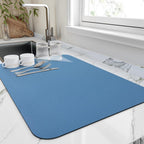 Absorbent Diatomaceous Earth Drying Mat (Flat & Space-Saving)