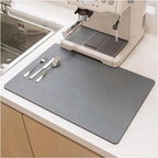 Absorbent Diatomaceous Earth Drying Mat (Flat & Space-Saving)