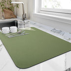 Absorbent Diatomaceous Earth Drying Mat (Flat & Space-Saving)