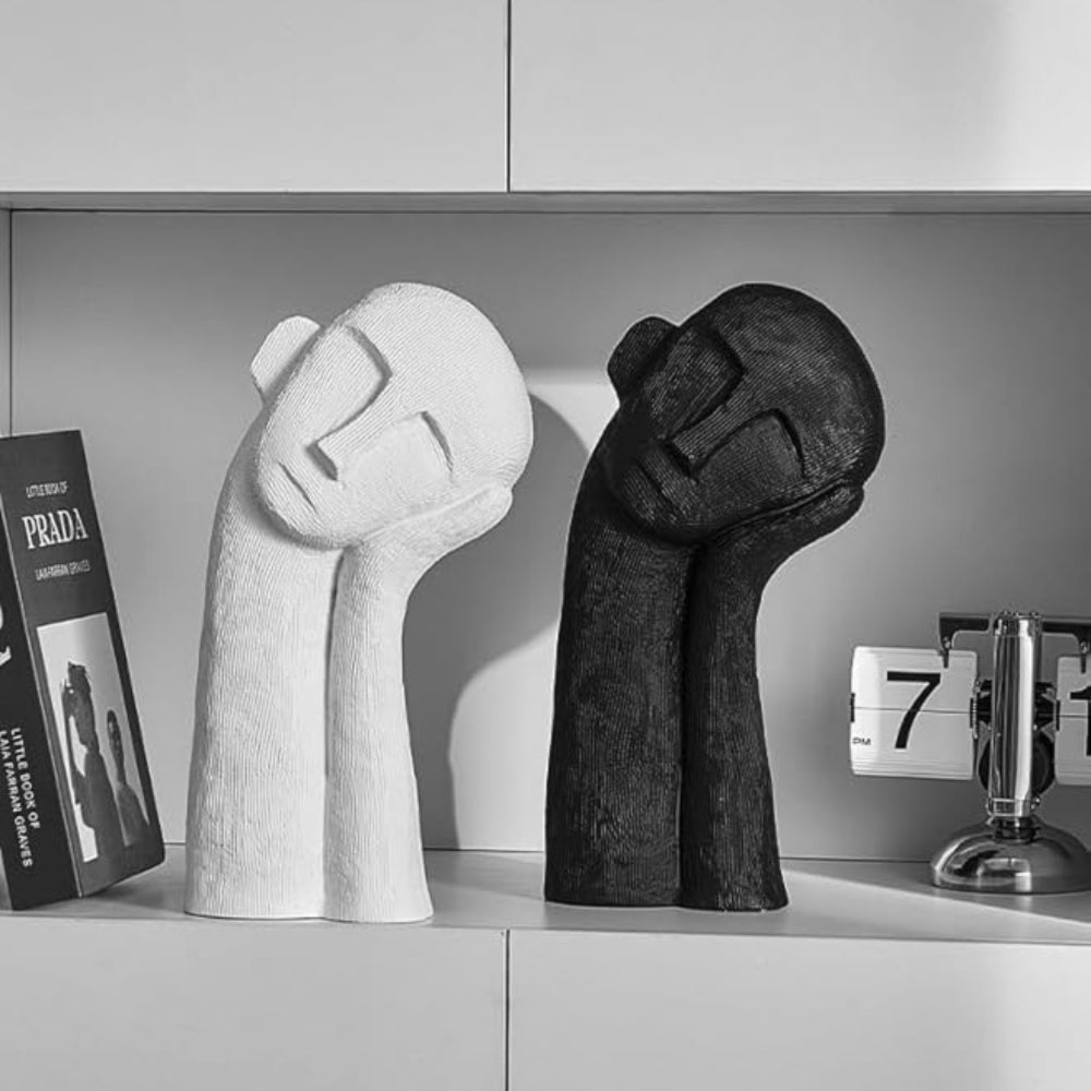 Abstract Asymmetrical Resin Figurine