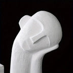 Abstract Asymmetrical Resin Figurine