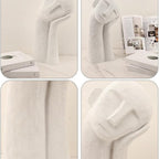 Abstract Asymmetrical Resin Figurine