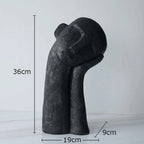 Abstract Asymmetrical Resin Figurine