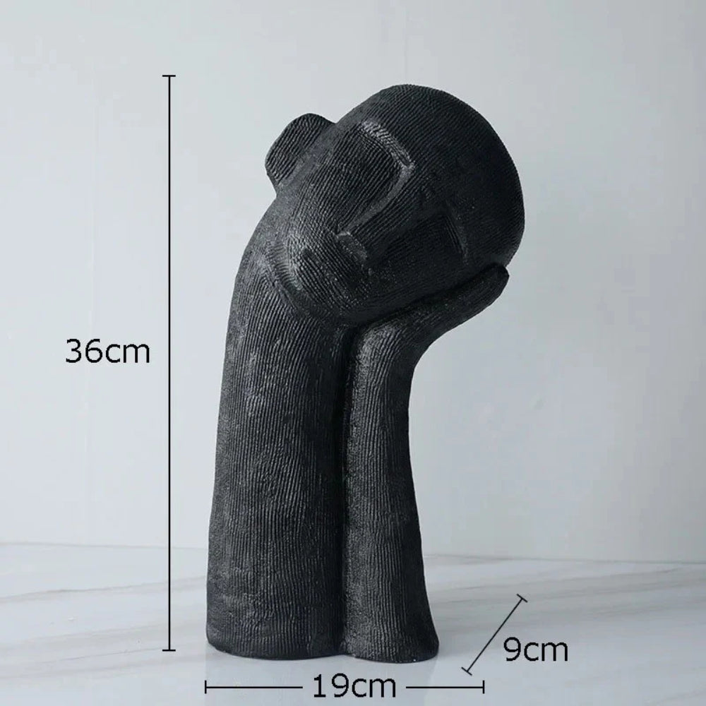 Abstract Asymmetrical Resin Figurine