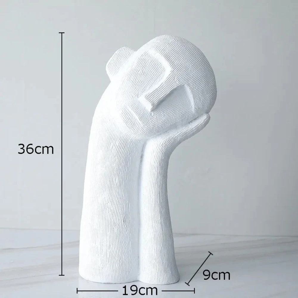 Abstract Asymmetrical Resin Figurine