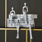 Abstract Resin Sculpture Minimalist Translucent Shelf Decor
