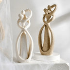 Abstract Sculpture Eternal Embrace Decorative Accent