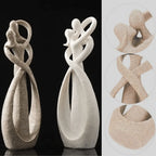 Abstract Sculpture Eternal Embrace Decorative Accent