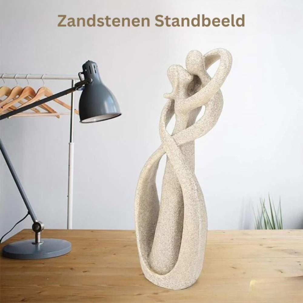 Abstract Sculpture Eternal Embrace Decorative Accent