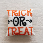 Accent Pillow Cover Hooked Chenille Cotton-Blend Hidden Zipper