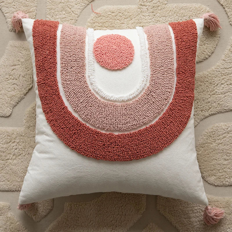 Accent Pillow Curly Faux Sheepskin 17.72 Inch Square