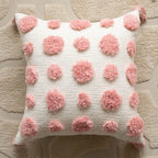 Accent Pillow Curly Faux Sheepskin 17.72 Inch Square