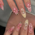 Acrylic Nail Art Set Floral Designs Easy Application