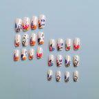 Acrylic Nail Art Set Floral Designs & Long-Lasting Finish