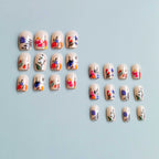 Acrylic Nail Art Set Floral Designs & Long-Lasting Finish