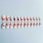 Acrylic Nail Art Set Floral Designs & Long-Lasting Finish
