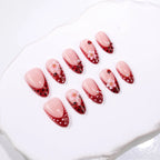 Acrylic Nail Art Set Floral & Ladybug Ready-To-Apply