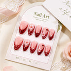 Acrylic Nail Art Set Floral & Ladybug Ready-To-Apply