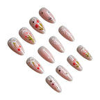 Acrylic Nail Art Set Intricate Floral Designs Easy Application