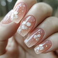 Acrylic Nail Enhancements Cherry Blossom Gelatin & Rolled Strips
