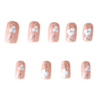 Acrylic Nail Enhancements Cherry Blossom Gelatin & Rolled Strips