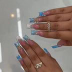 Acrylic Nail Enhancements Floral Design Easy Application
