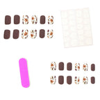 Acrylic Nail Enhancements Floral Design Set of 24