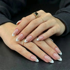 Acrylic Nail Enhancements French Tip Lightweight & Durable