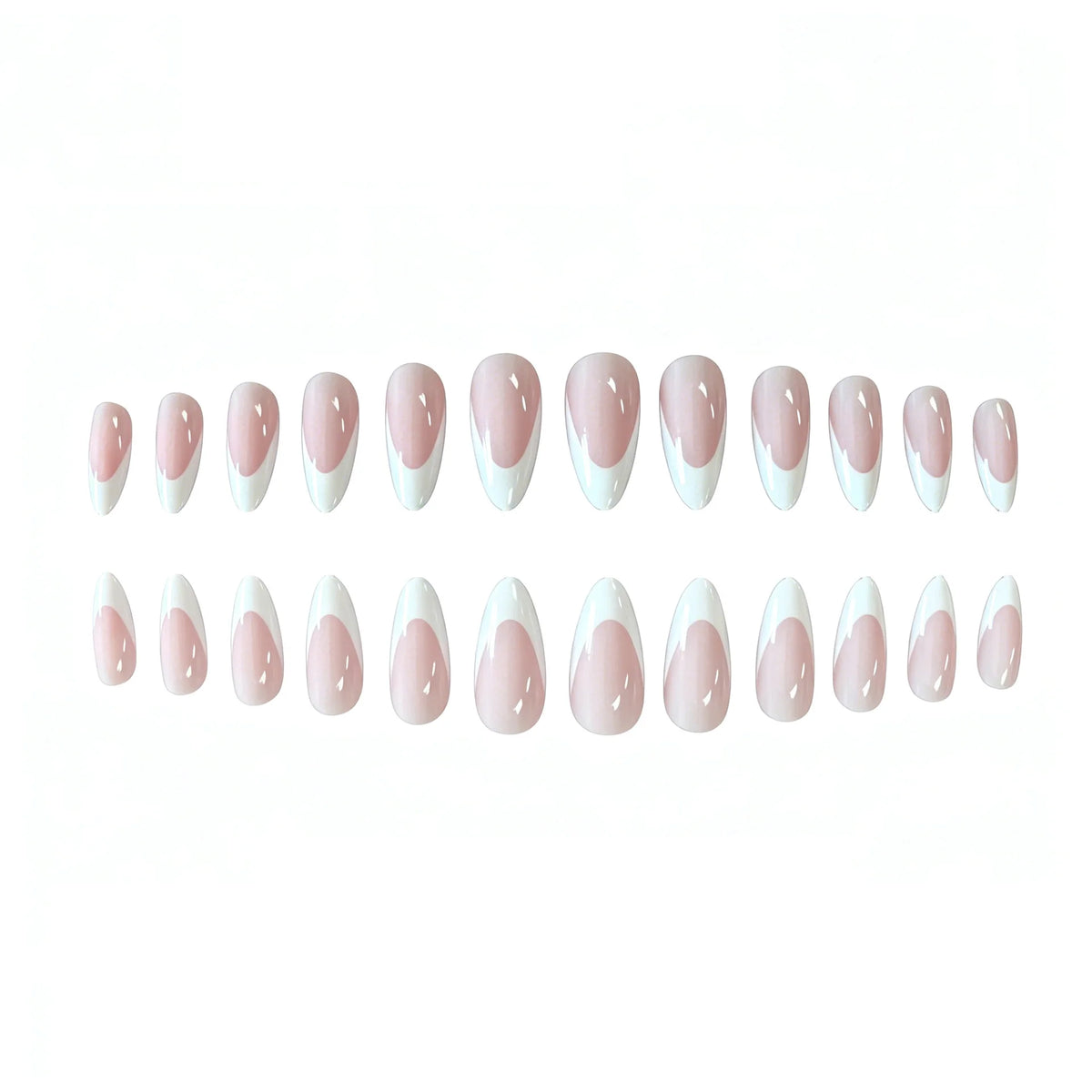 Acrylic Nail Enhancements French Tip Lightweight & Durable