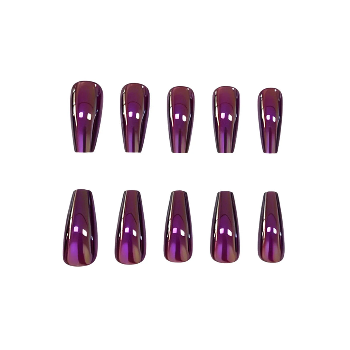 Acrylic Nail Enhancements Mirror Finish Long-Lasting Wear