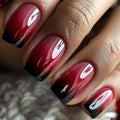 Acrylic Nail Enhancements Ombre Gradient Custom Fit