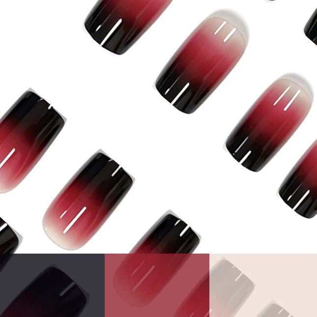 Acrylic Nail Enhancements Ombre Gradient Custom Fit