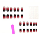 Acrylic Nail Enhancements Ombre Gradient Custom Fit