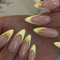 Acrylic Nail Enhancements Starfish Dark Blue Set of 24
